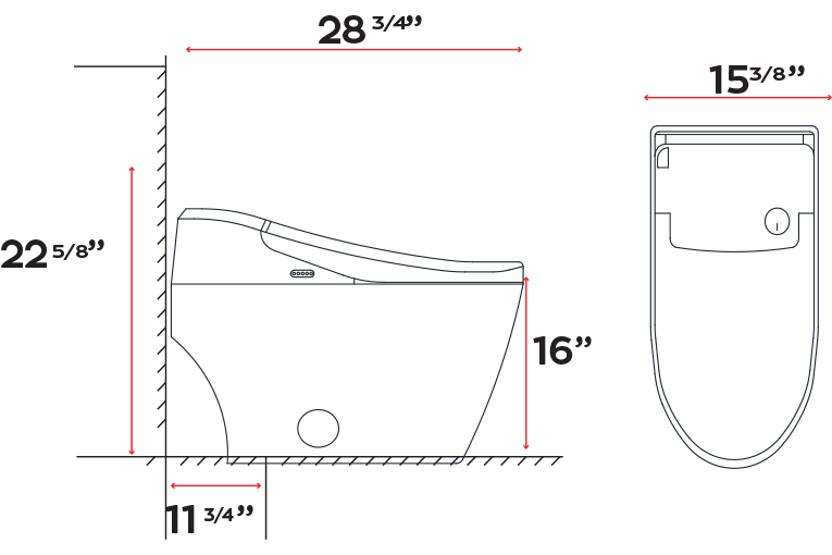 V8700 Smart Toilet